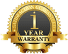 1 Year Limited Manufacturer Warranty
